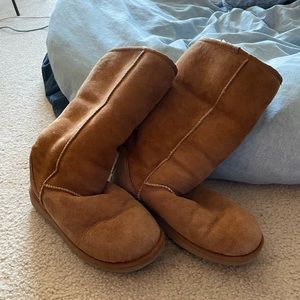 Brown tall Ugg boots